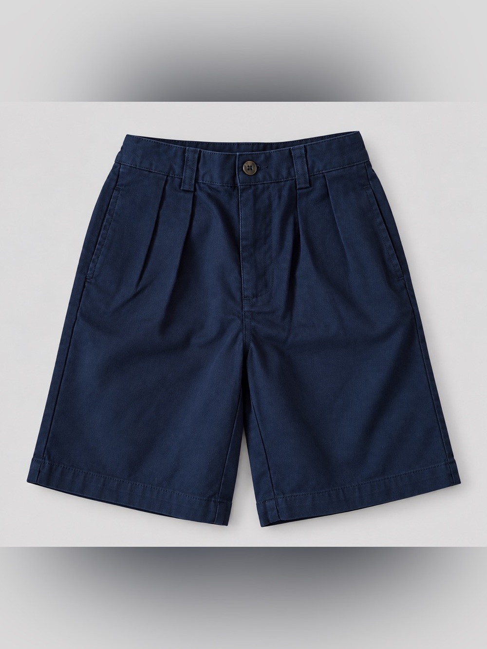 Polo Ralph Lauren Boys Size 7 Andrew Shorts Navy Pleated Classic Fit NWT
